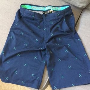 under armor boys golf shorts